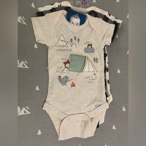 0-3 month Gerber Onesie set